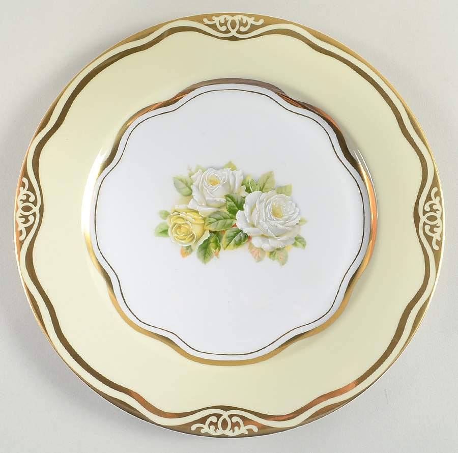 Flowers of the First Lady Collection Dinner Plate by Woodmere-1