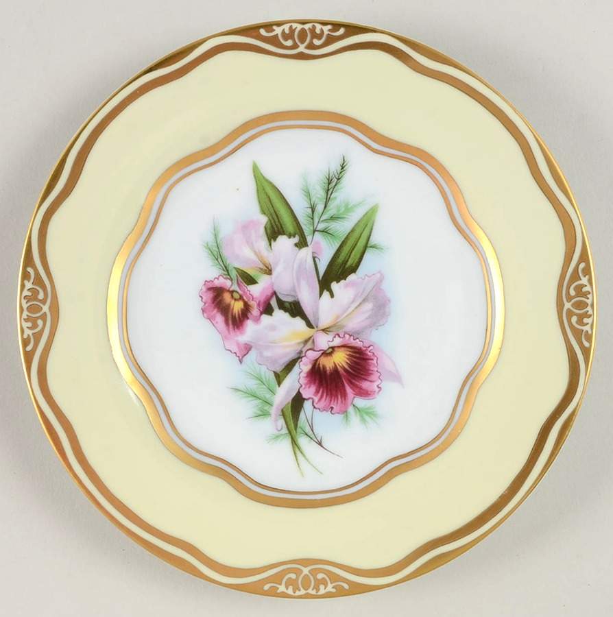 Flowers of the First Lady Collection Salad/Dessert Plate by Woodmere-1