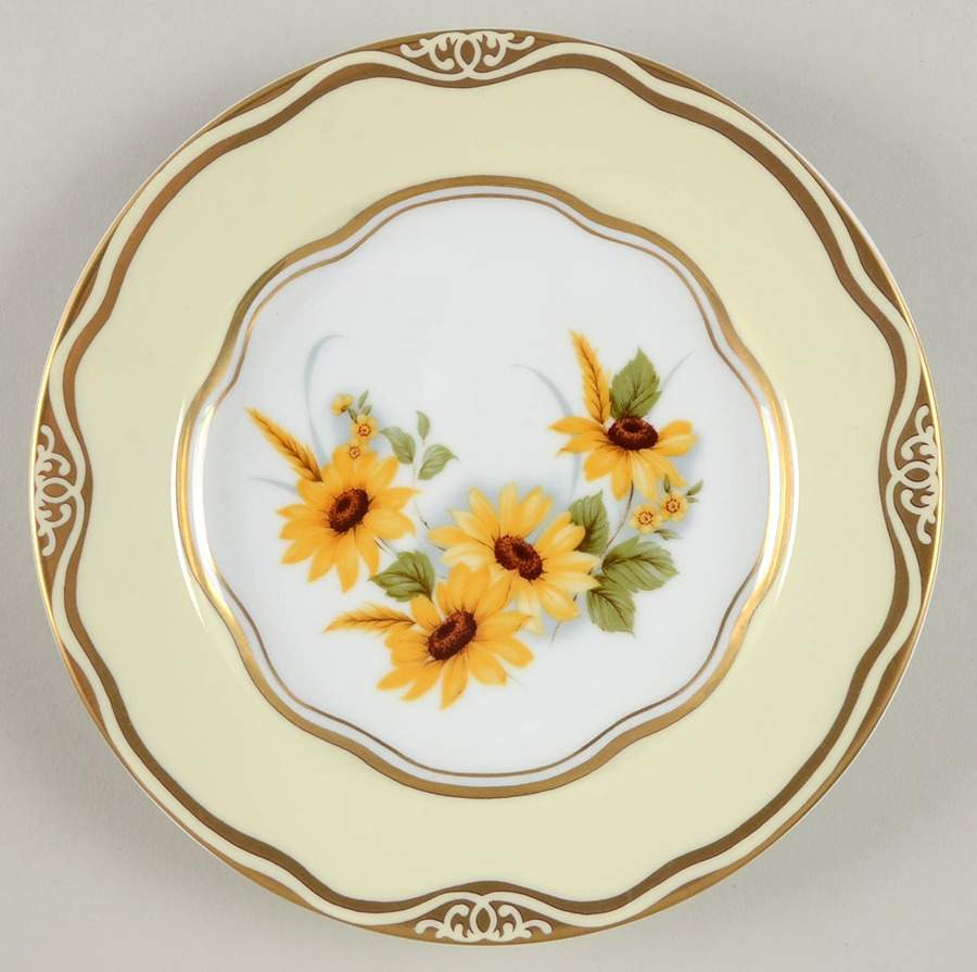Flowers of the First Lady Collection Salad/Dessert Plate by Woodmere-1