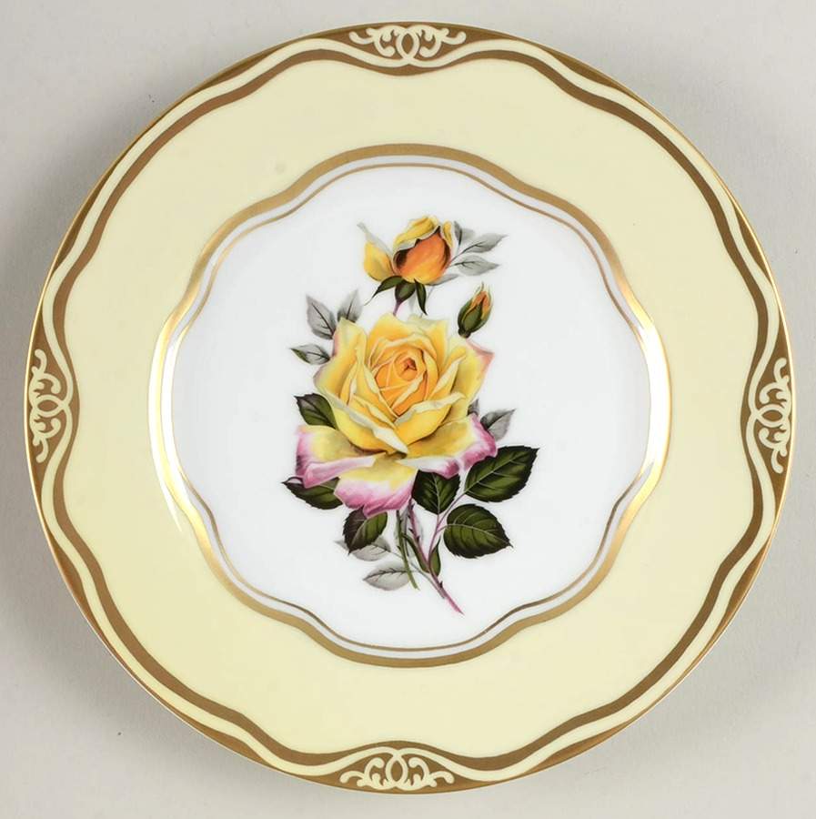 Flowers of the First Lady Collection Salad/Dessert Plate by Woodmere-1