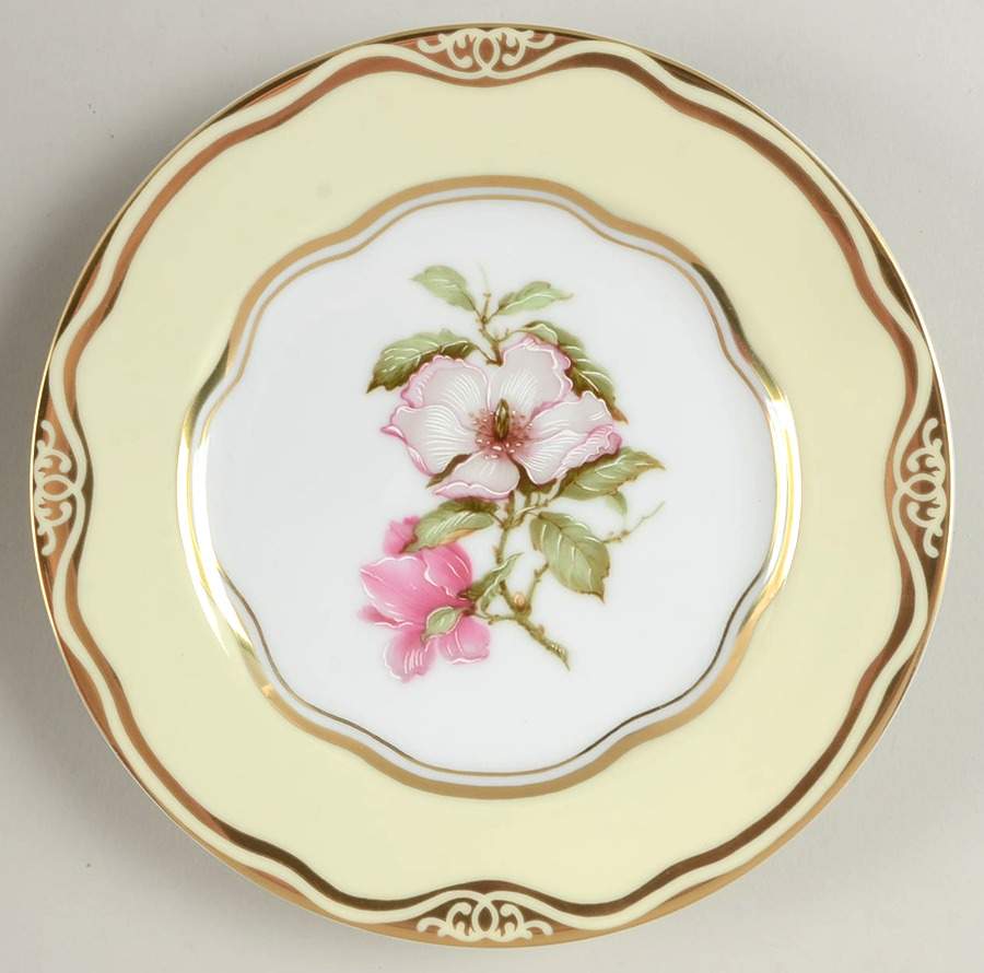 Flowers of the First Lady Collection Salad/Dessert Plate by Woodmere-1