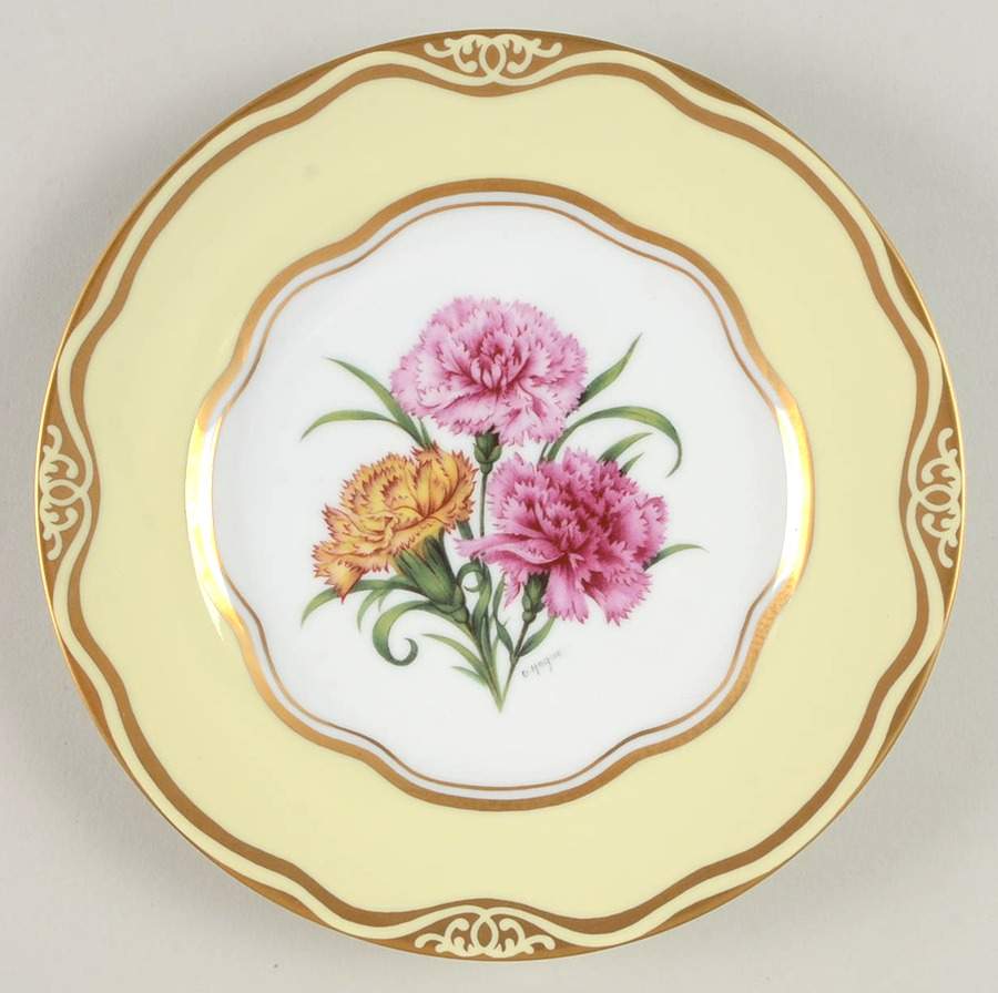 Flowers of the First Lady Collection Salad/Dessert Plate by Woodmere-1