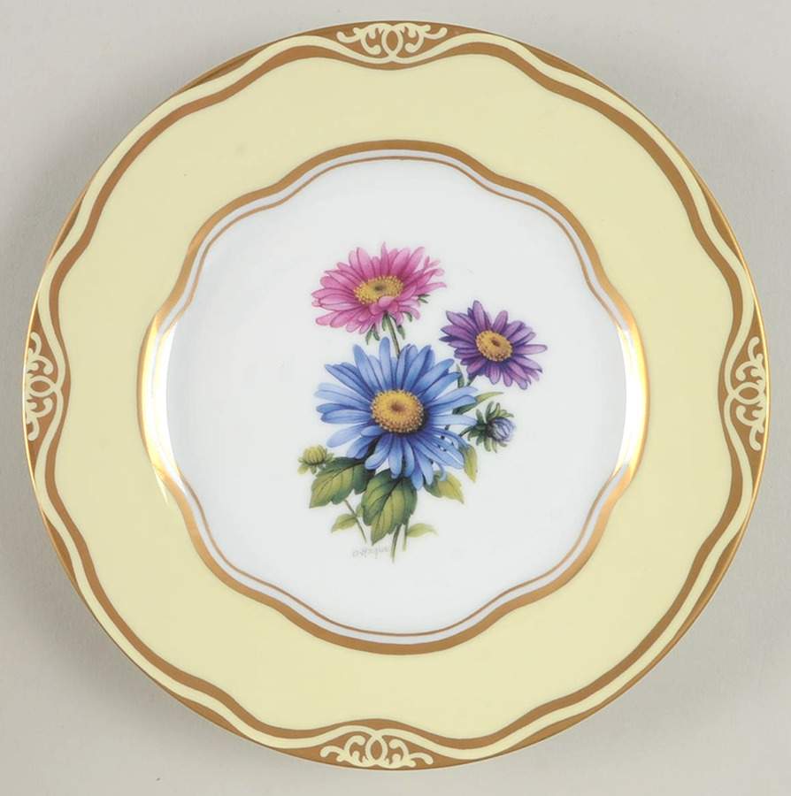 Flowers of the First Lady Collection Salad/Dessert Plate by Woodmere-1