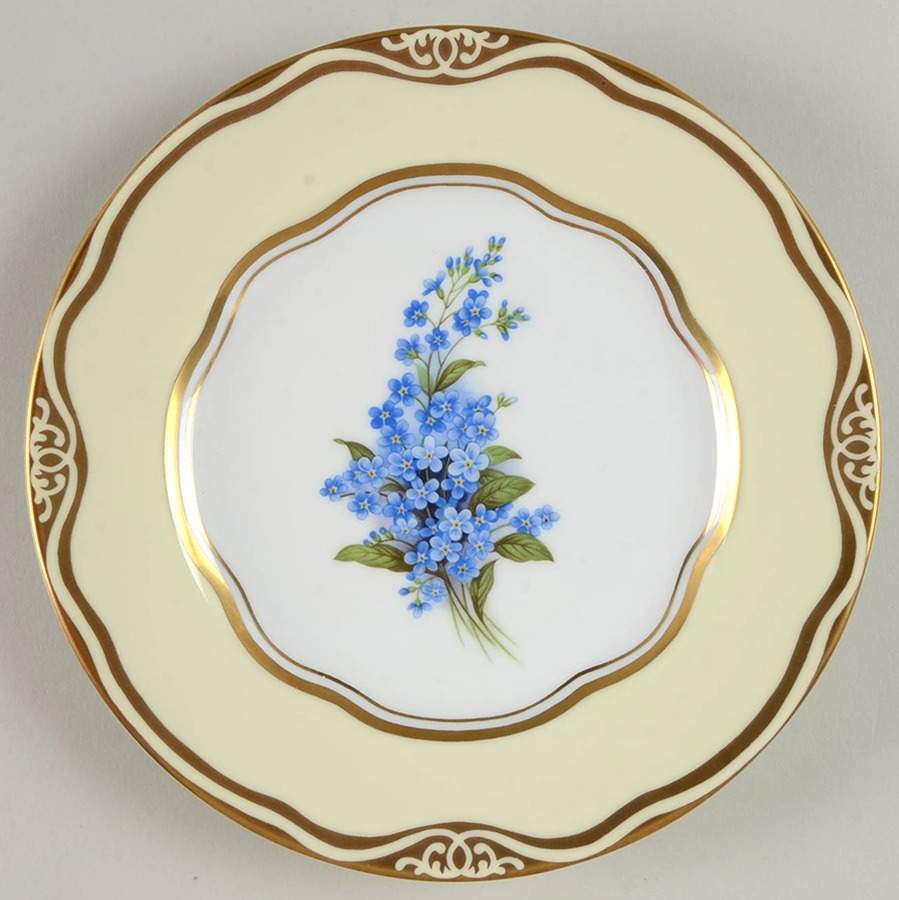 Flowers of the First Lady Collection Salad/Dessert Plate by Woodmere-1