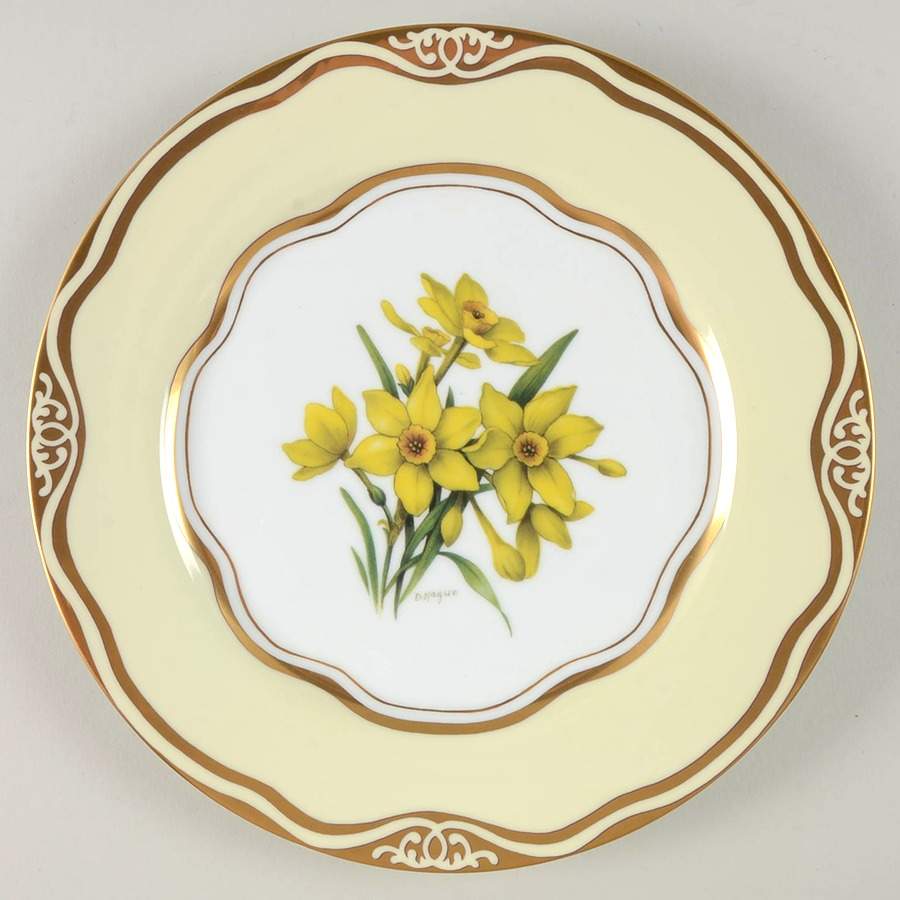 Flowers of the First Lady Collection Dinner Plate by Woodmere-1
