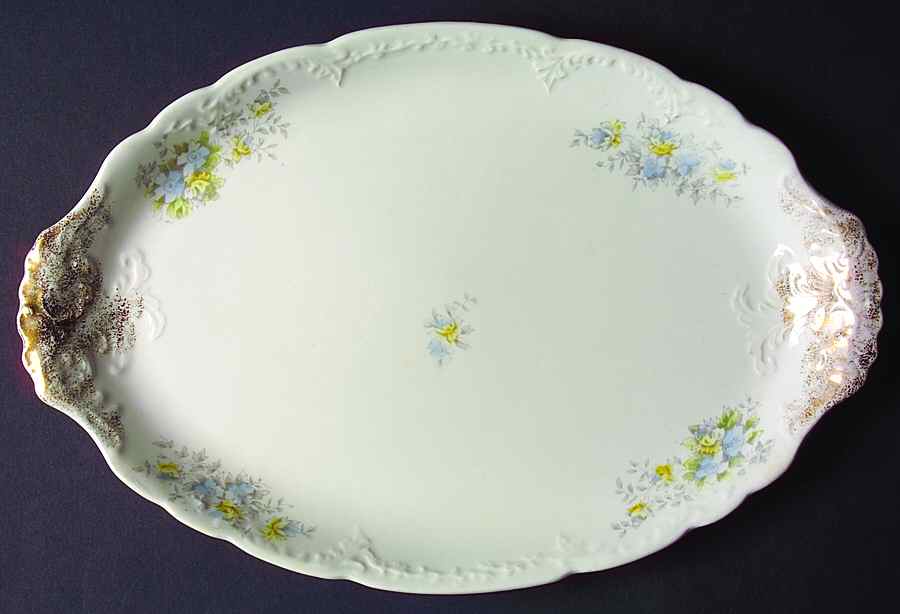 WAR187 14" Oval Serving Platter by Warwick-1