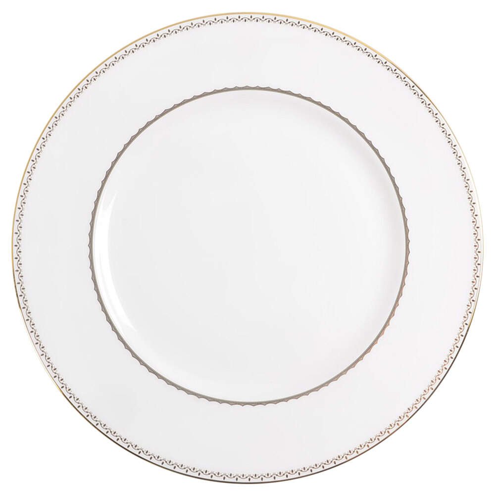 French Knot (Gold Trim) Dinner Plate by Wedgwood-1