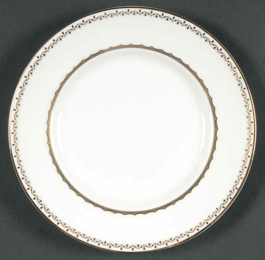 French Knot (Gold Trim) Bread & Butter Plate by Wedgwood-1