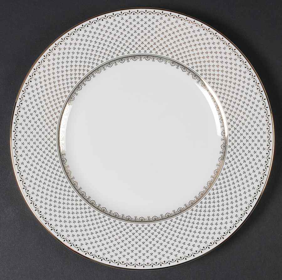 French Knot (Gold Trim) Accent Salad Plate by Wedgwood-1