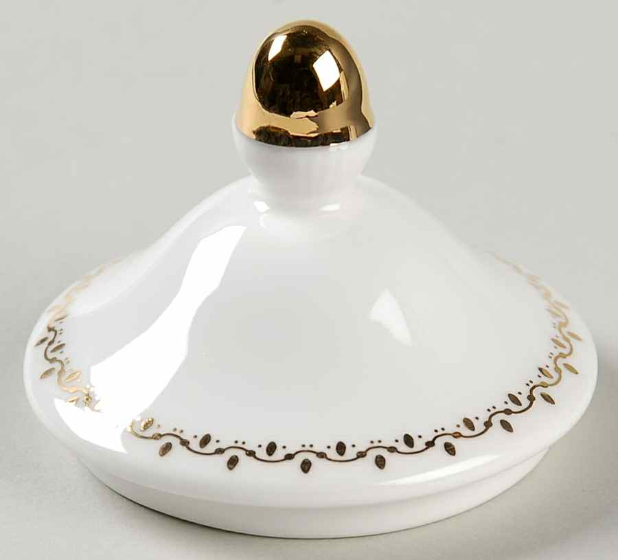 French Knot (Gold Trim) Lid for Sugar Bowl by Wedgwood-1