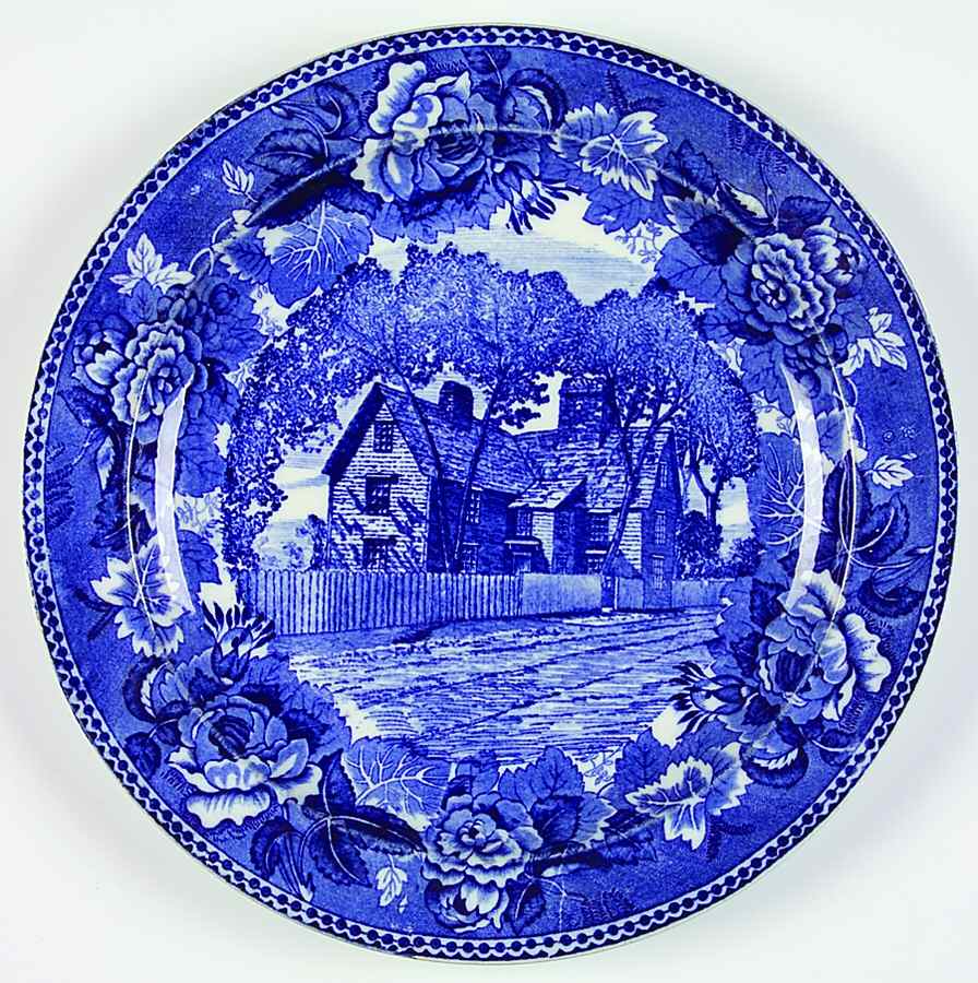 House of the Seven Gables, The Luncheon Plate by Wedgwood-1