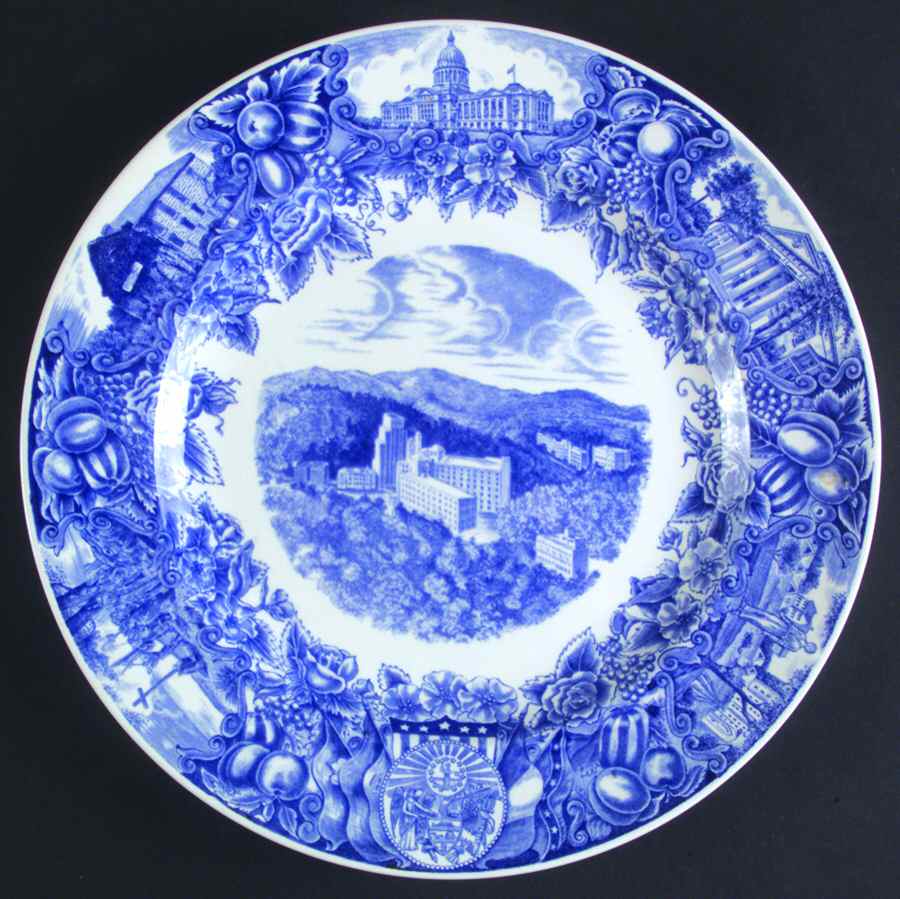 Arkansas Statehood, First Centennial Dinner Plate by Wedgwood-1