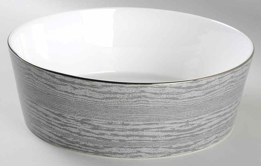 Wood Grain 8" Round Serving Bowl by Waterford China-1