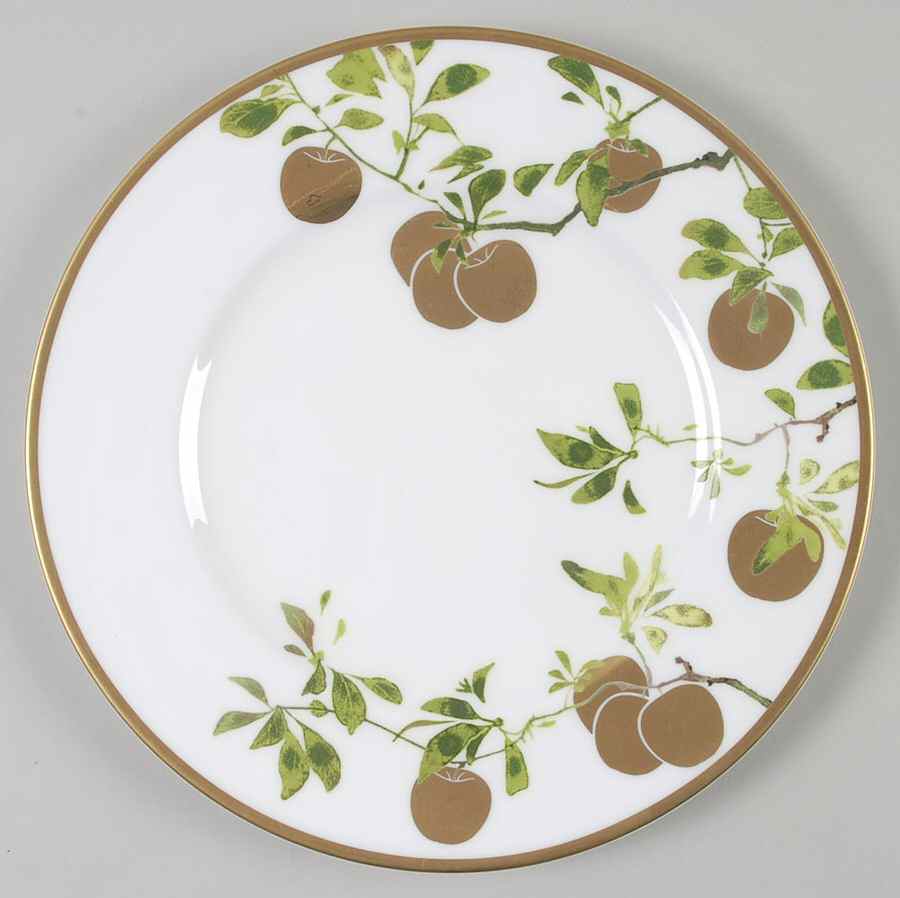 Golden Apple Accent Salad Plate by Waterford China-1