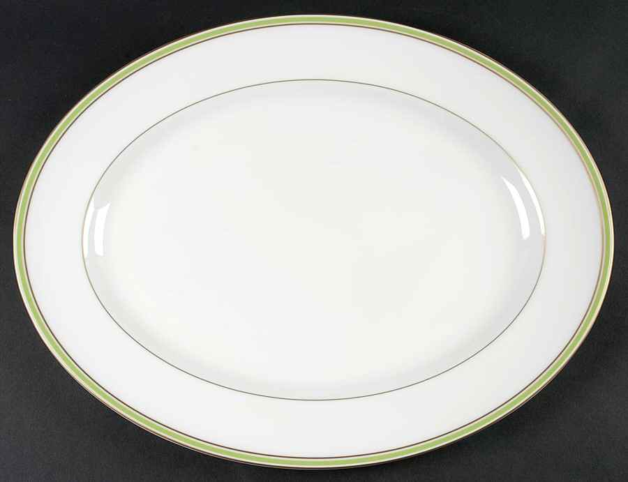 Golden Apple 15" Oval Serving Platter by Waterford China-1