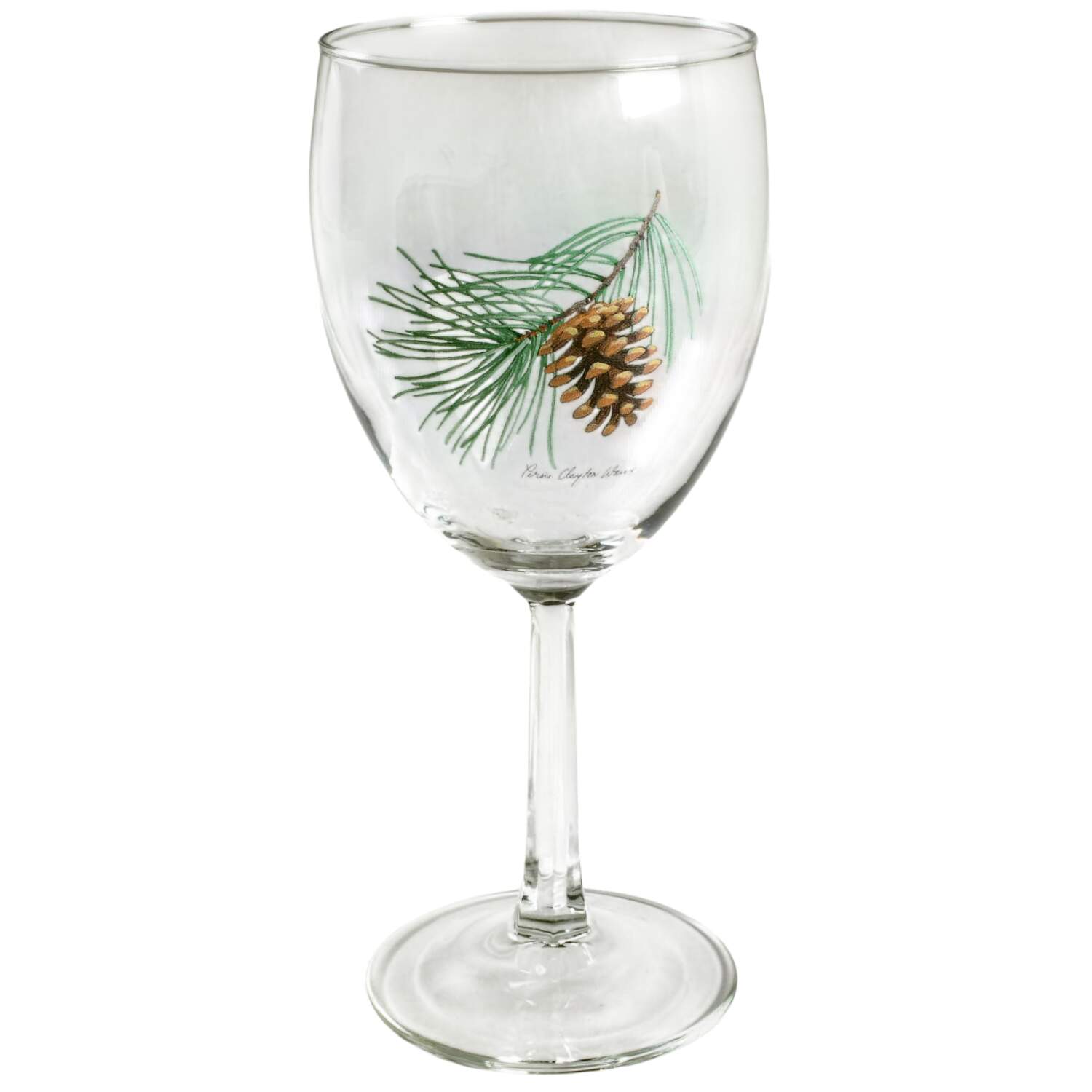 Pinecone Rim 10 Oz Glassware Wine by Wild Wings-1