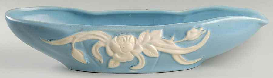 Cameo Blue Flower Arranger by Weller-1