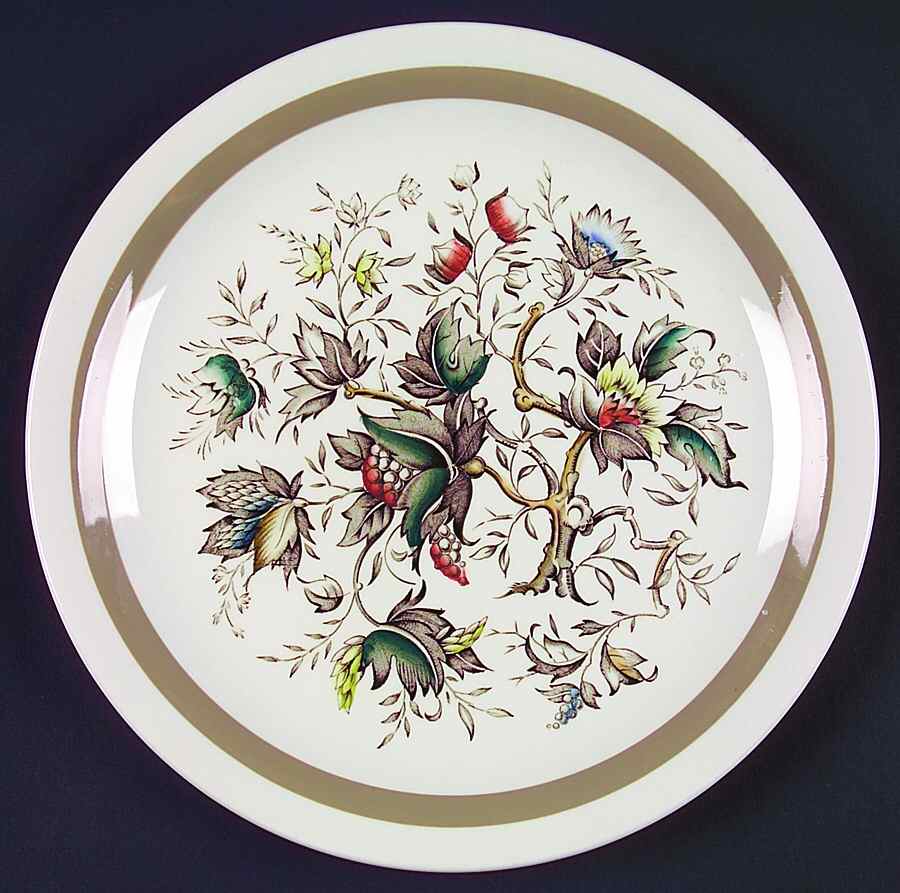 Jamestown (Coupe) Luncheon Plate by Wood & Sons-1
