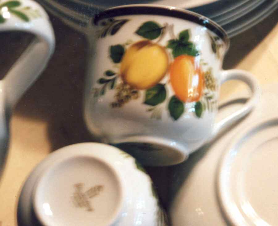 WIG1018 Flat Cup & Saucer Set by Winterling - Bavaria-1