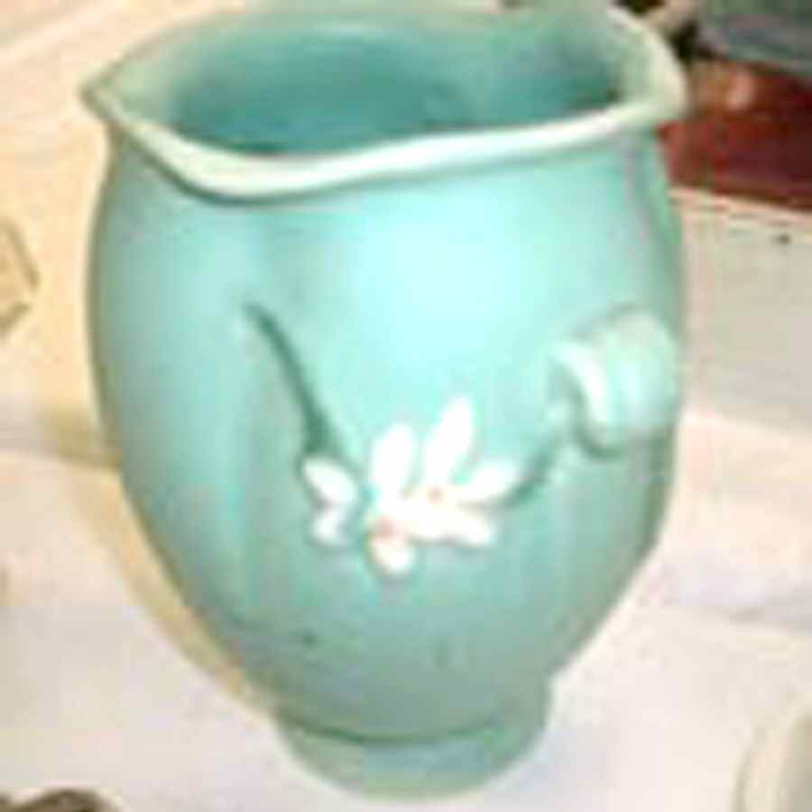 Bouquet Blue 8" Vase by Weller-1