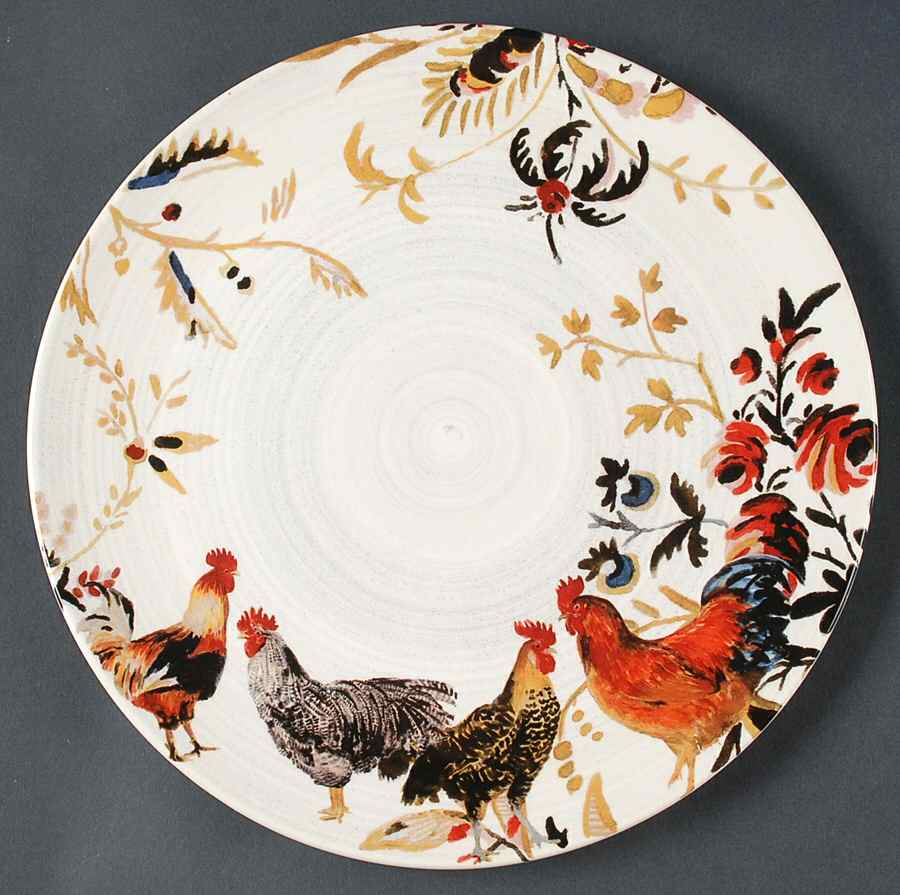 Rooster Francais Dinner Plate by Williams-Sonoma-1