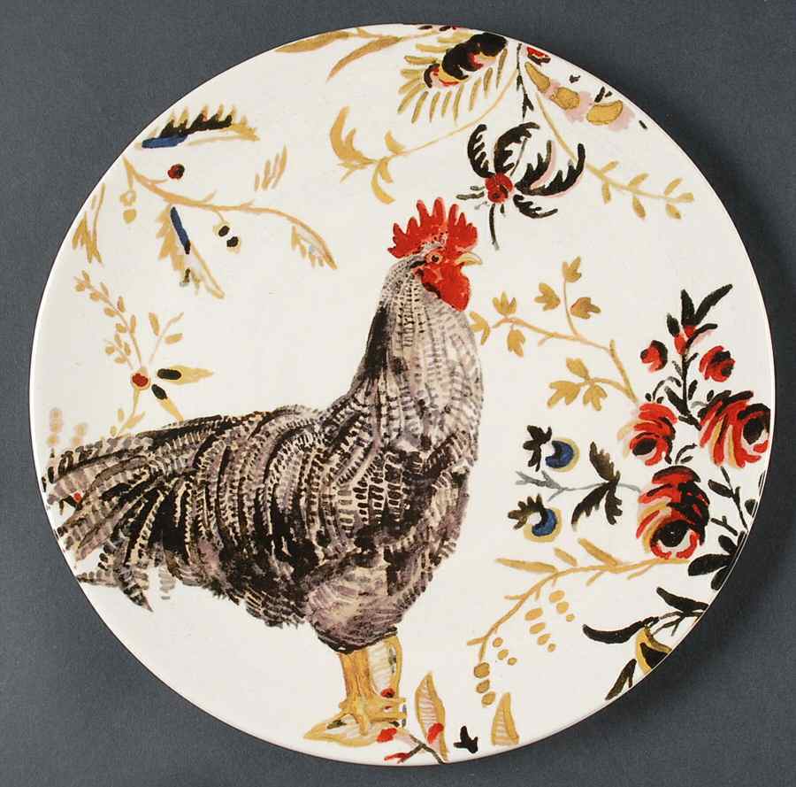 Rooster Francais Salad Plate by Williams-Sonoma-1
