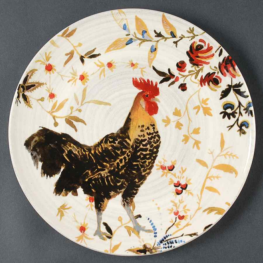 Rooster Francais Salad Plate by Williams-Sonoma-1