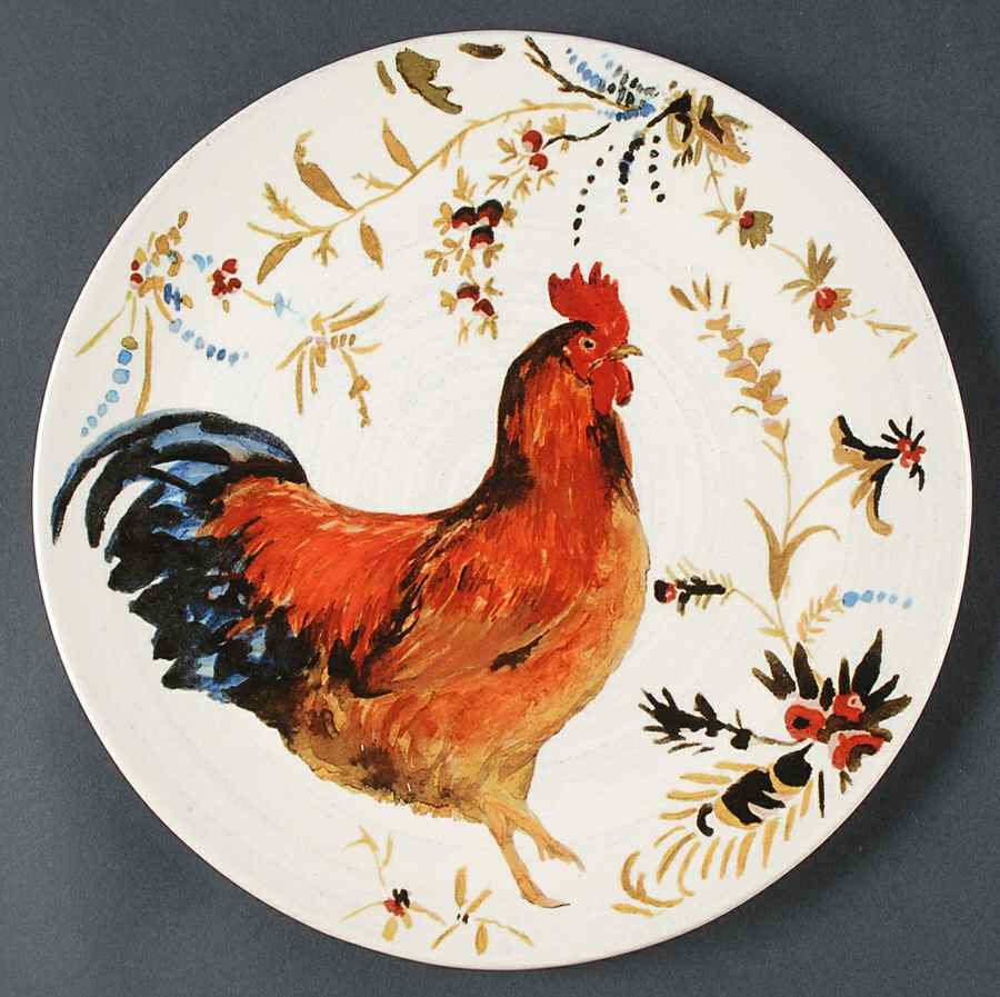 Rooster Francais Salad Plate by Williams-Sonoma-1