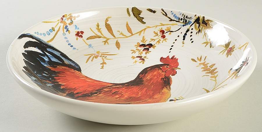 Rooster Francais 10" Soup/Pasta Bowl by Williams-Sonoma-1