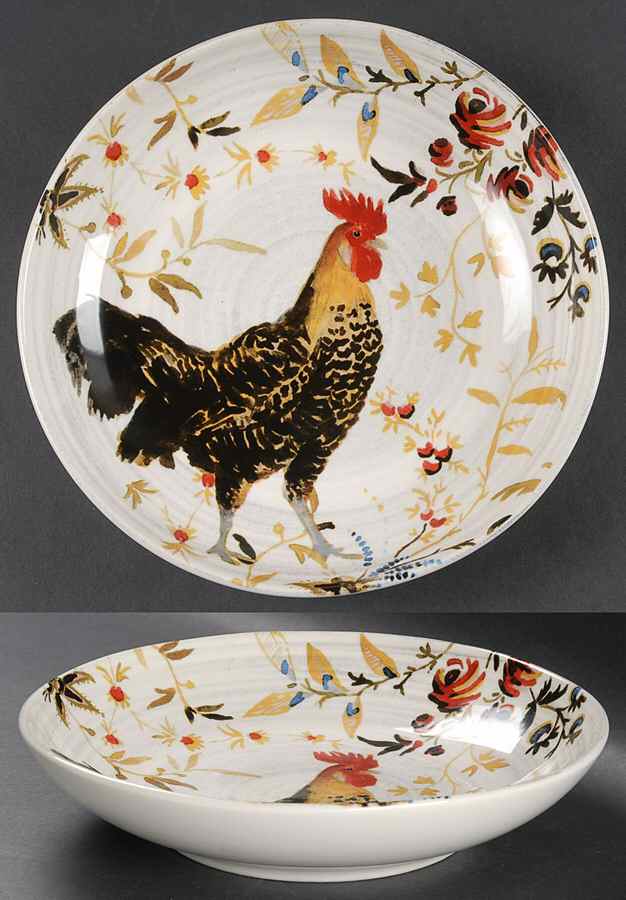 Rooster Francais 9" Soup/Pasta Bowl by Williams-Sonoma-1