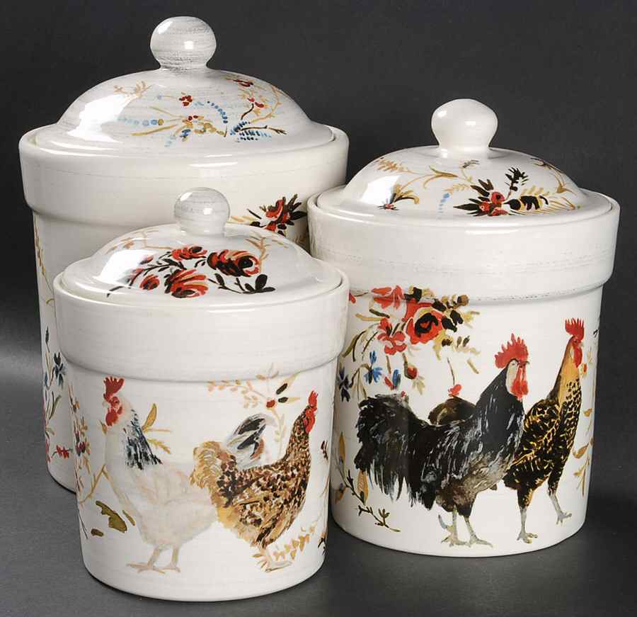 Rooster Francais (3 Piece) Canister Set (Box Set) by Williams-Sonoma-1