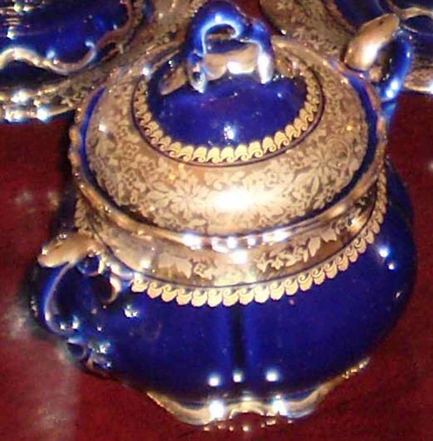 WLD29 Sugar Bowl & Lid by Waldershof-1