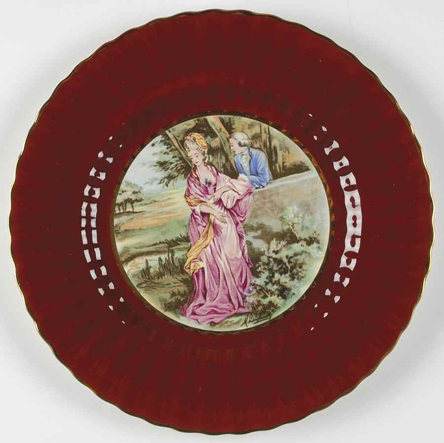 WAD9 Dinner Plate by Wade (England)-1