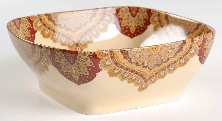 Spice Road 8" Round Serving Bowl by Westbury Court-1