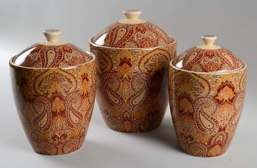 Spice Road (3 Piece) Canister Set (Box Set) by Westbury Court-1