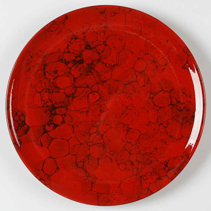 Marble Red Dinner Plate by Waechtersbach-1