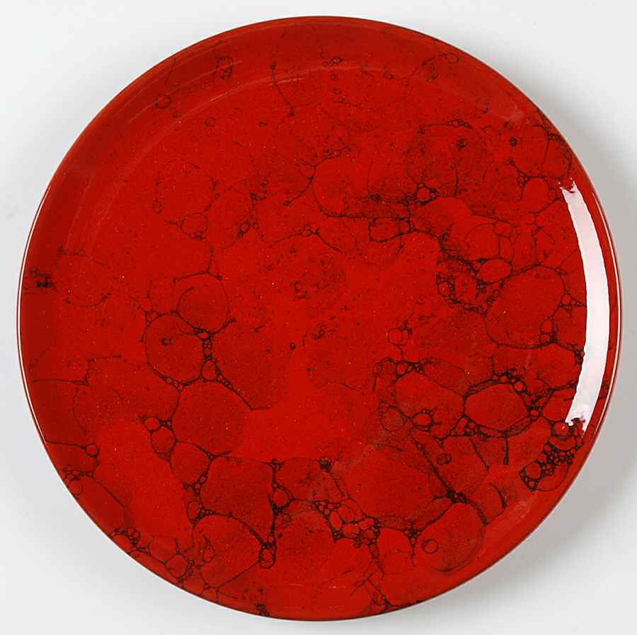 Marble Red Salad Plate by Waechtersbach-1