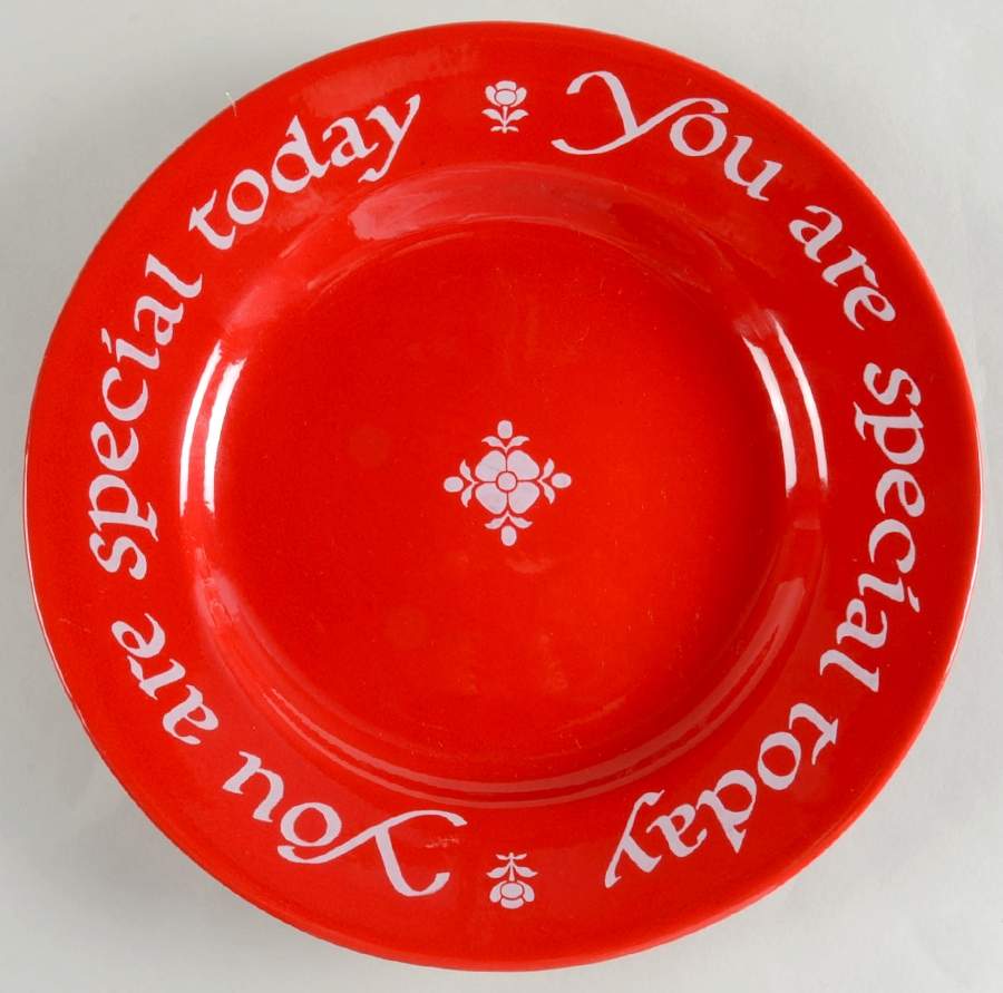 You Are Special Today Dinner Plate by Waechtersbach-1