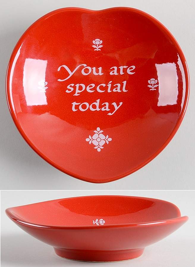 You Are Special Today 6" Heart Shaped Bowl by Waechtersbach-1