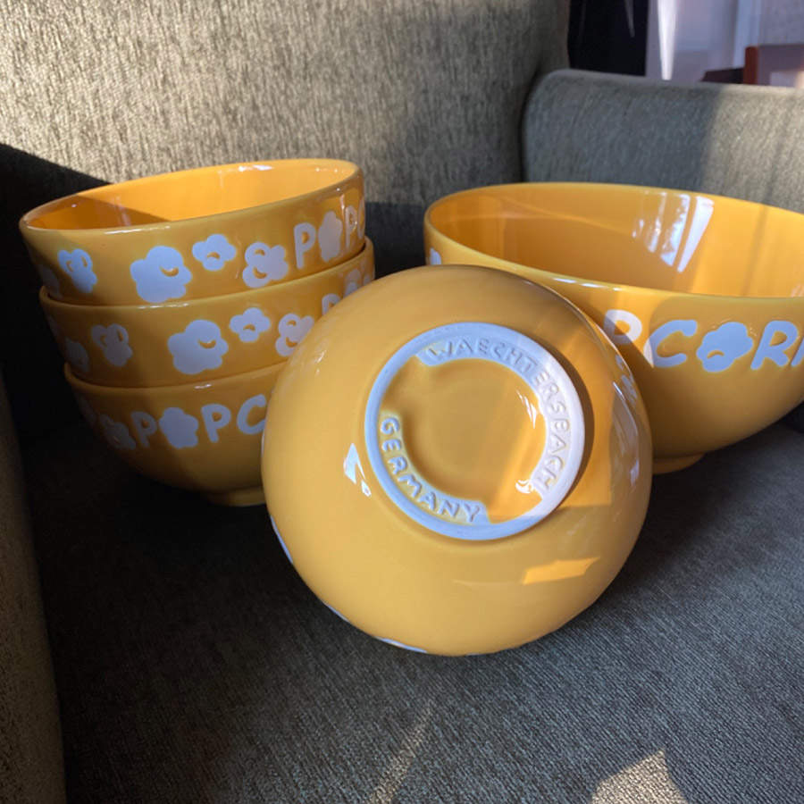 Popcorn Buttercup Popcorn Bowl by Waechtersbach-1