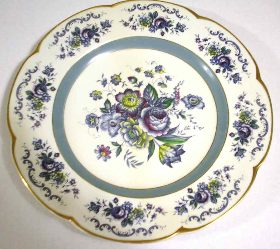 Ascot (Floral) Service Plate (Charger) by Wood & Sons-1