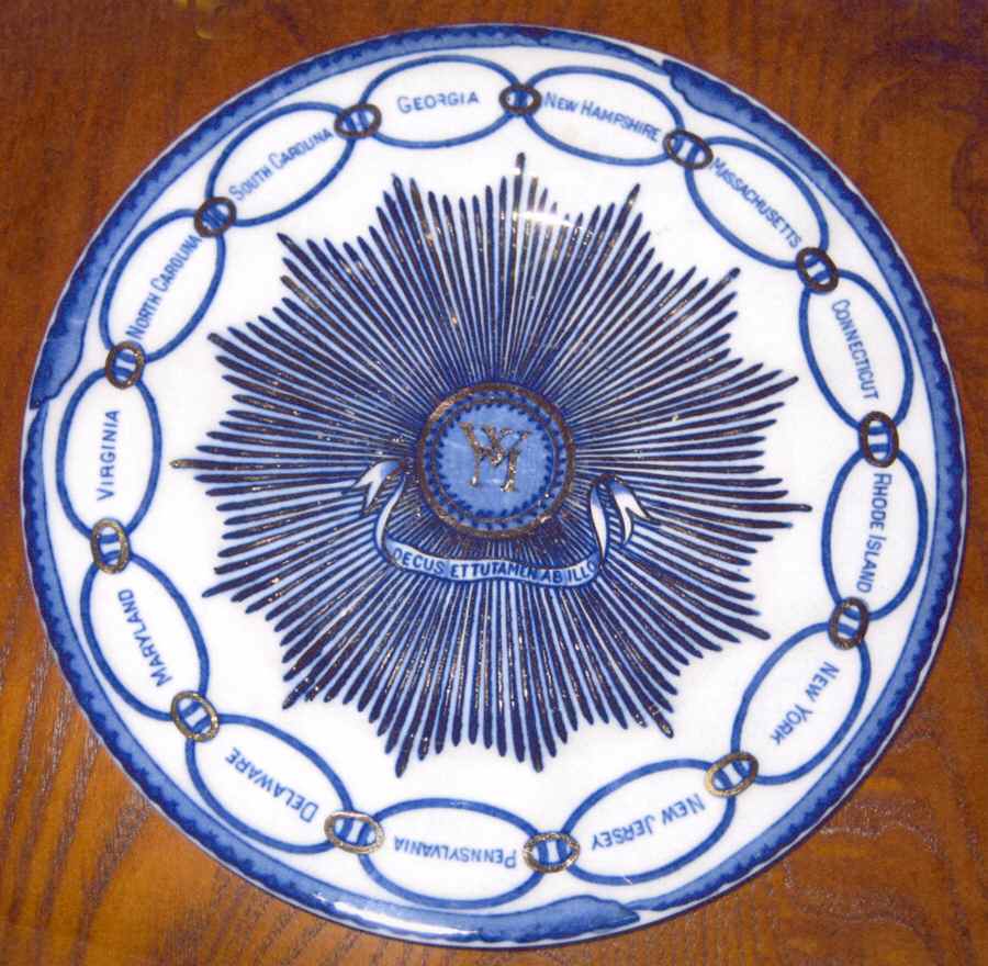 Martha Washington Luncheon Plate by Wood & Sons-1