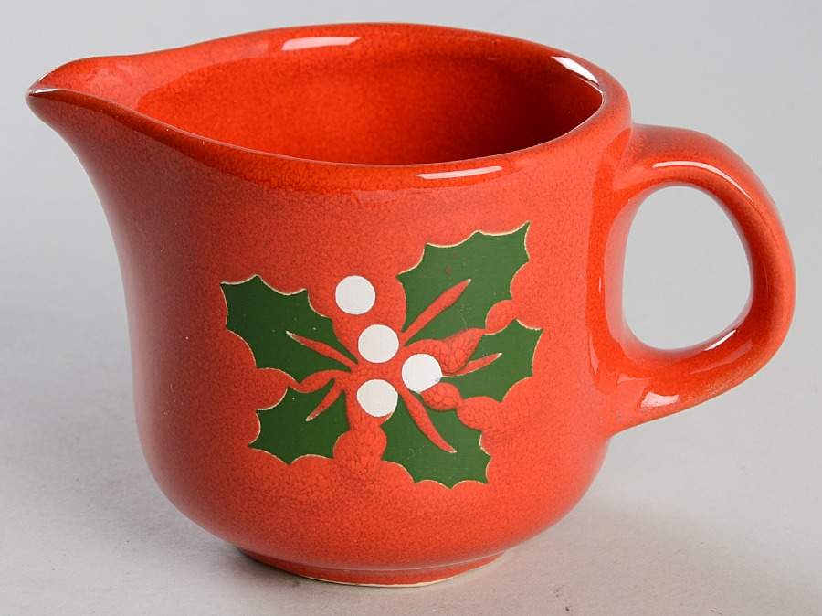 Holly on Red Creamer by Waechtersbach-1