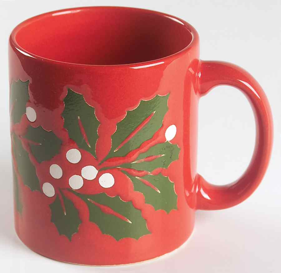 Holly on Red Mug by Waechtersbach-1