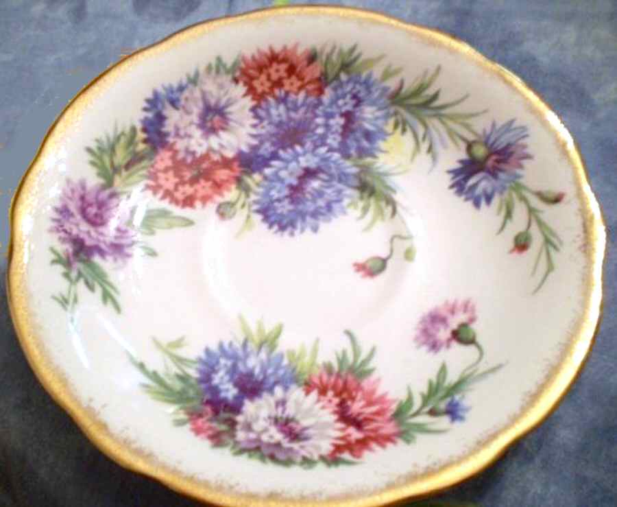 Harvest Glory(Brushed Gold) Saucer by Windsor (England)-1