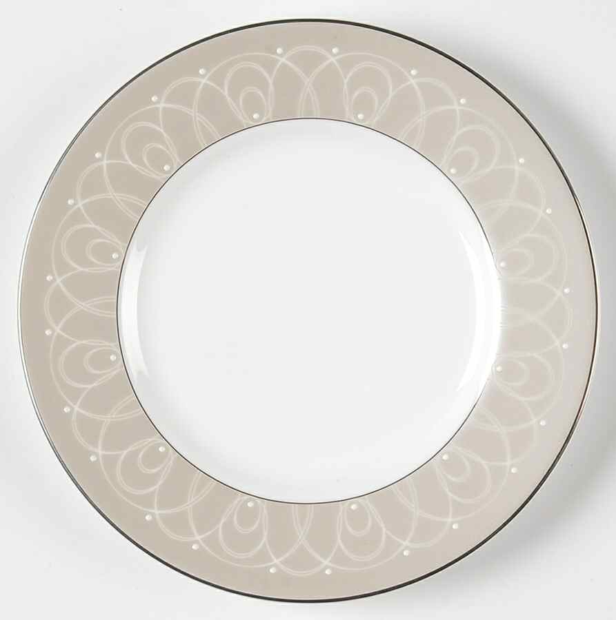 Ballet Icing Mocha Bread & Butter Plate by Waterford China-1