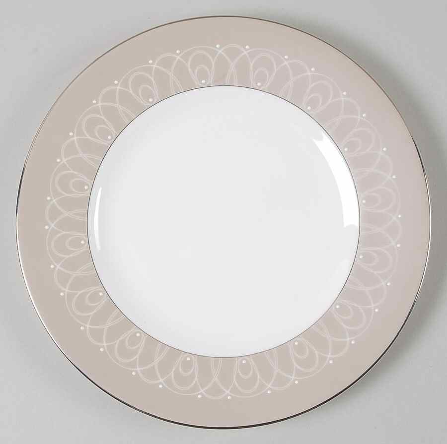Ballet Icing Mocha Salad Plate by Waterford China-1