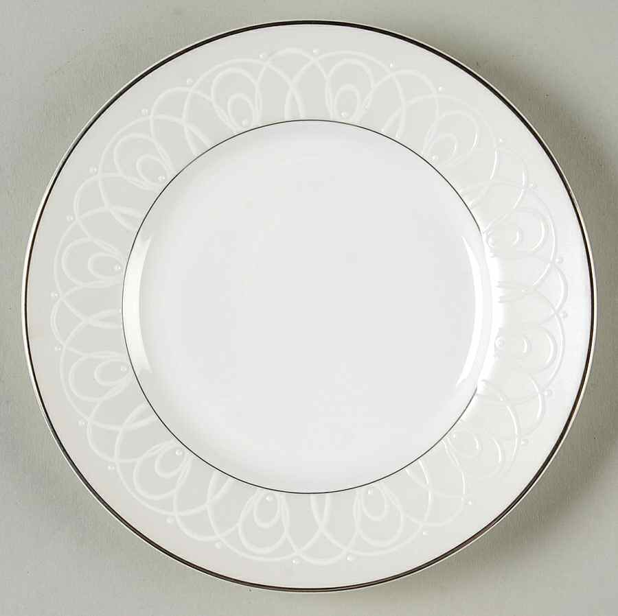 Ballet Icing Pearl Bread & Butter Plate by Waterford China-1