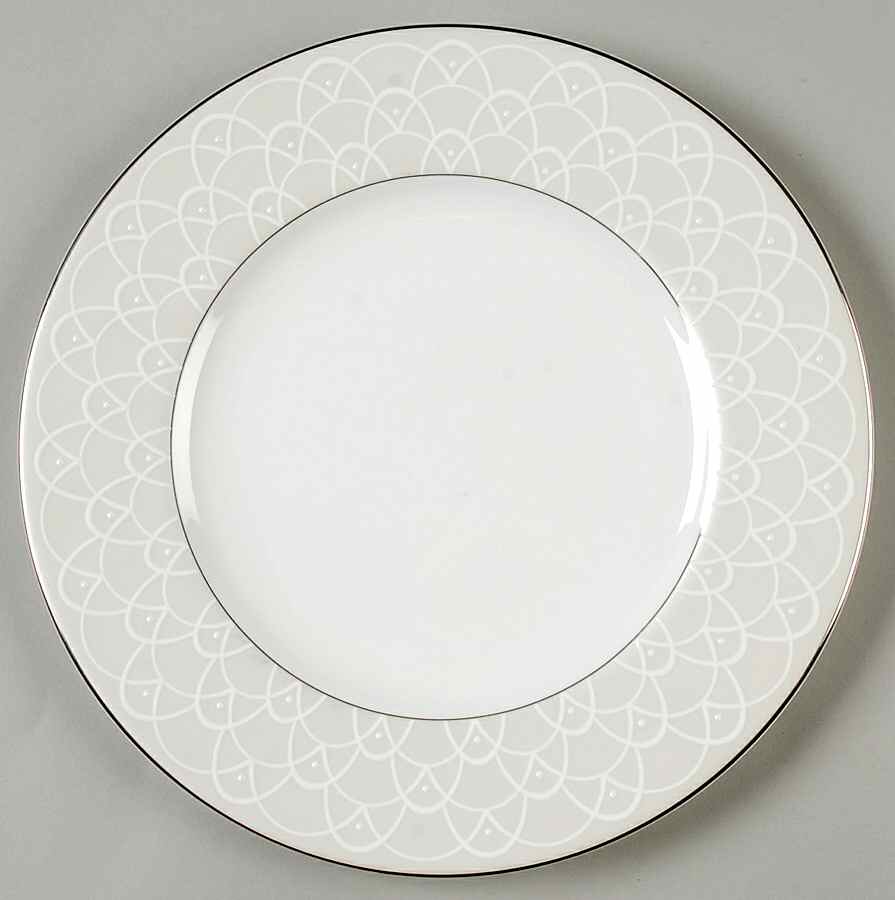 Ballet Icing Pearl Accent Salad Plate by Waterford China-1