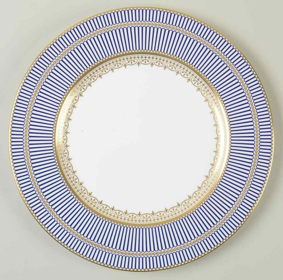 Anthemion Blue Dinner Plate by Wedgwood-1